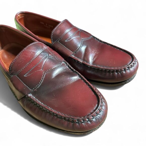 Allen Edmonds Walden Oxblood Leather Penny Loafers 10.5 Ivy Prep main image 11